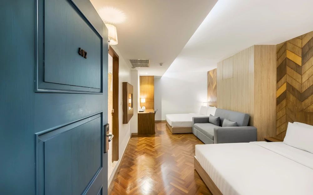 Family Room for 4 People at The Poshtel Bangkok By Benya
