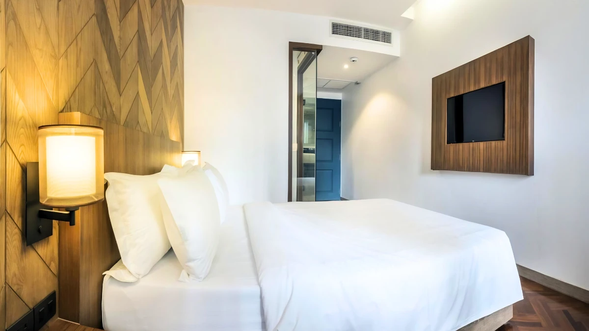Superior Double room detail at The Poshtel Bangkok By Benya