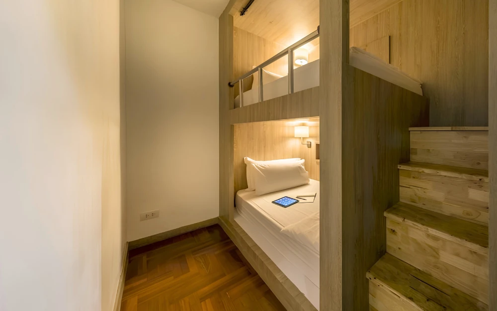 Private Bunk Room for 2 at The Poshtel Bangkok By Benya